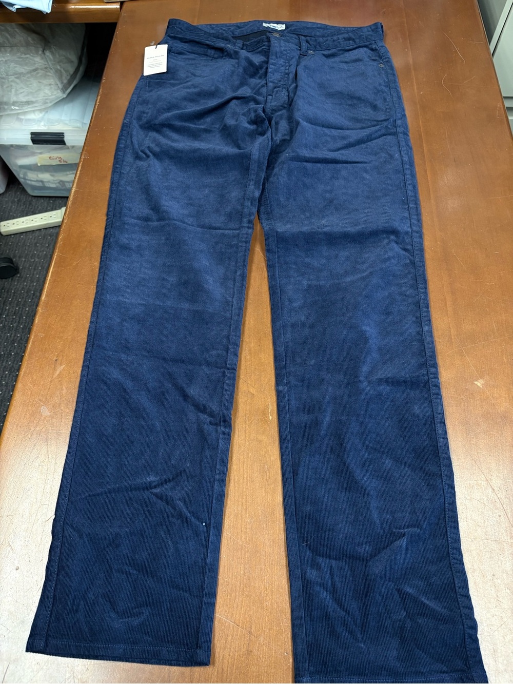 Peter Millar Dark Navy Corduroy Pants